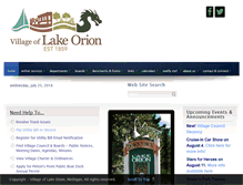 Tablet Screenshot of lakeorion.org